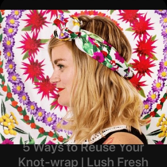 Flower Lush knot wrap - Picture 5 of 5